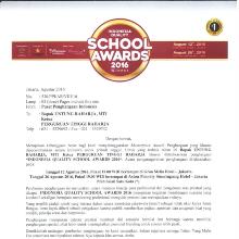 Award Indonesia Quality School Award 2016