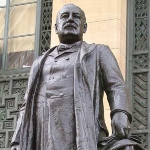 Achievement Statue of Grover Cleveland outside City Hall in Buffalo, New York of Grover Cleveland