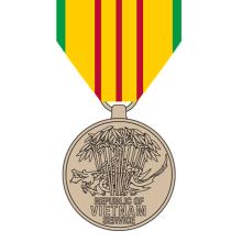 Award Vietnam Service Medal with two stars