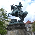 Achievement Monument in Gdańsk, moved from Lwów after World War II of John III Sobieski