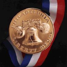 Award Liberty Medal at the National Constitution Center in Philadelphia