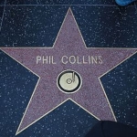 Achievement Collins' star on the Hollywood Walk of Fame was awarded to the musician for his contribution to recording. It is located at 6834 Hollywood Boulevard. of Phil Collins