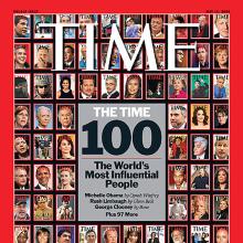 Award Time Magazine's 100 Most Influential People in the World