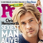 Achievement Chris Hemsworth on the cover of People magazine in 2014 of Chris Hemsworth