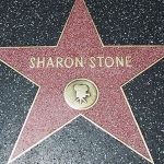 Achievement Stone received a star on the Hollywood Walk of Fame at 6925 Hollywood Boulevard in Hollywood, California in 1995. of Sharon Stone