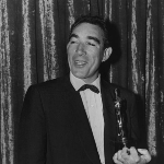 Achievement Anthony Quinn holding his Oscar for Best Supporting Actor for his role in director Vincente Minnelli's film, 'Lust for Life,' Los Angeles, California.  of Anthony Quinn