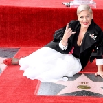 Achievement Pink receives star on Hollywood Walk of Fame. of Alecia Moore