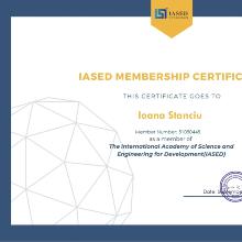 Award Certificate of membership
