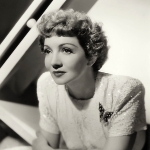 Claudette Colbert - First wife of Norman Foster