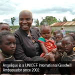 Kidjo has been a United Nations International Children’s Emergency Fund Goodwill Ambassador. With United Nations International Children’s Emergency Fund, she has travelled to many countries in Africa.