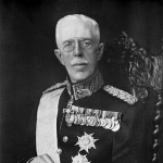 King Gustav V of Sweden (Oscar Gustaf Adolf) - Uncle of Folke Bernadotte