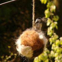 Award The Alpaca Fleece-filled Bird Nesting Ball