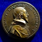 Achievement Cardinal Richelieu Bronze Medal 1631 by Warin.  of Armand du Plessis