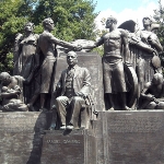 Achievement Samuel Gompers Memorial near Eleventh and Massachusetts Avenue, NW in Washington, D.C. of Samuel Gompers