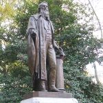 Achievement Statue of Samuel F. B. Morse by Byron M. Picket, New York's Central Park, dedicated 1871. of Samuel Morse