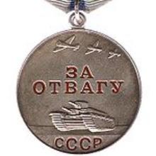Award 2 Medals "For Courage" (13.10.42, 03.19.43)