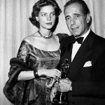 Achievement Lauren Bacall and Humphrey Bogart at the 24th Annual Academy Award presentation of Humphrey Bogart