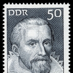 Achievement The GDR stamp featuring Kepler of Johannes Kepler
