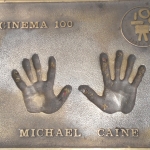 Achievement Michael Caine's handprints in Leicester Square, London. of Michael Caine