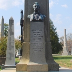 Achievement This obelisk marks Tyler's grave at Hollywood Cemetery. of John Tyler