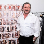 Achievement Designer Ralph Rucci poses backstage at the Chado Ralph Rucci Fall 2011 fashion show during Mercedes-Benz Fashion Week at 536 broadway on February 14, 2011 in New York City. of Ralph Rucci