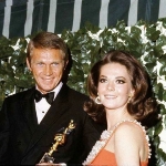 Achievement Steve McQueen and Natalie Wood at the Golden Globe Awards ceremony of Steve McQueen