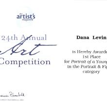 Award 24th Annual Artist’s Magazine First Prize