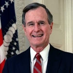 George H. W. Bush  - colleague of Ronald Reagan