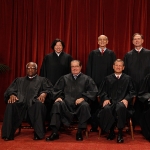Photo from profile of Clarence Thomas