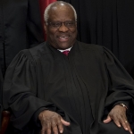 Photo from profile of Clarence Thomas
