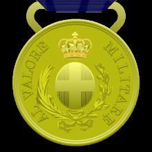 Award Gold Medal of Military Valour