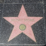 Achievement Spears's star on the Hollywood Walk of Fame. of Britney Spears