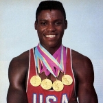 Achievement The attention of the sporting world at the 1984 Los Angeles Olympics was focused on Willingboro native Carl Lewis. He won four gold medals. His first event was the 100 meter race. of Carl Lewis