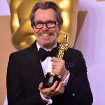 Achievement Gary Oldman, winner of the Best Actor award for Darkest Hour, poses in the press room during the 90th Annual Academy Awards at Hollywood & Highland Center on March 4, 2018 in Hollywood, California. of Gary Oldman