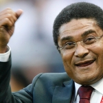 Achievement Portugal football legend Eusebio of Eusébio da Silva Ferreira