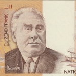 Achievement 1000 Belgian Francs banknote 1997 Constant Permeke. of Constant Permeke