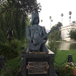 Achievement Ramone's monument at Hollywood Forever Cemetery of Johnny Ramone