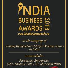 Award India Business Awards 2018