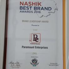 Award Nashik Best Brand Award 2018