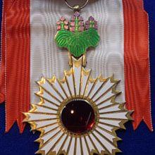 Award Order of the Rising Sun (7 September 1920)