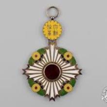 Award Grand Cordon of the Order of the Chrysanthemum (5 November 1887)