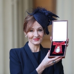 Achievement J.K. Rowling after she was made a Companion of Honour by the Duke of Cambridge during an Investiture ceremony at Buckingham Palace on December 12, 2017 in London, England. of J.K. Rowling
