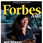Achievement Forbes Asia cover of Jean Liu