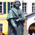 Achievement The Beethoven Monument in Bonn was unveiled in August 1845, in honor of his 75th anniversary. of Ludwig van Beethoven
