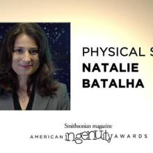 Award Smithsonian Ingenuity Award for the Physical Sciences