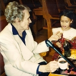 Achievement Lindgren receives the Right Livelihood Award in the Swedish parliament, 1994. of Astrid Lindgren