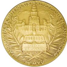 Award Panama-Pacific International Exposition Gold Medal