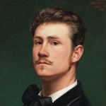 Achievement Self-Portrait of 1882. of Paul Peel