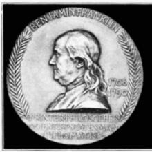 Award Franklin Medal, 1906