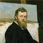 Achievement Frits Thaulow, painted by Christian Krohg. of Frits Thaulow